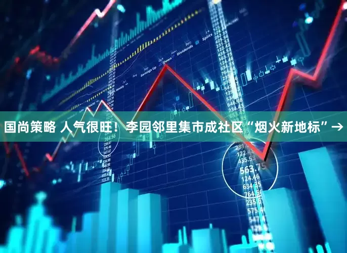 国尚策略 人气很旺！李园邻里集市成社区“烟火新地标”→